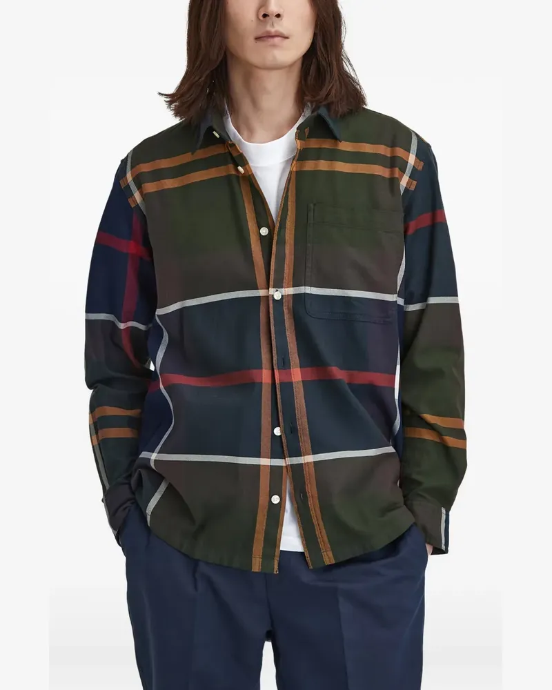 Barbour Hemd mit Schottenkaro - Grün Grün