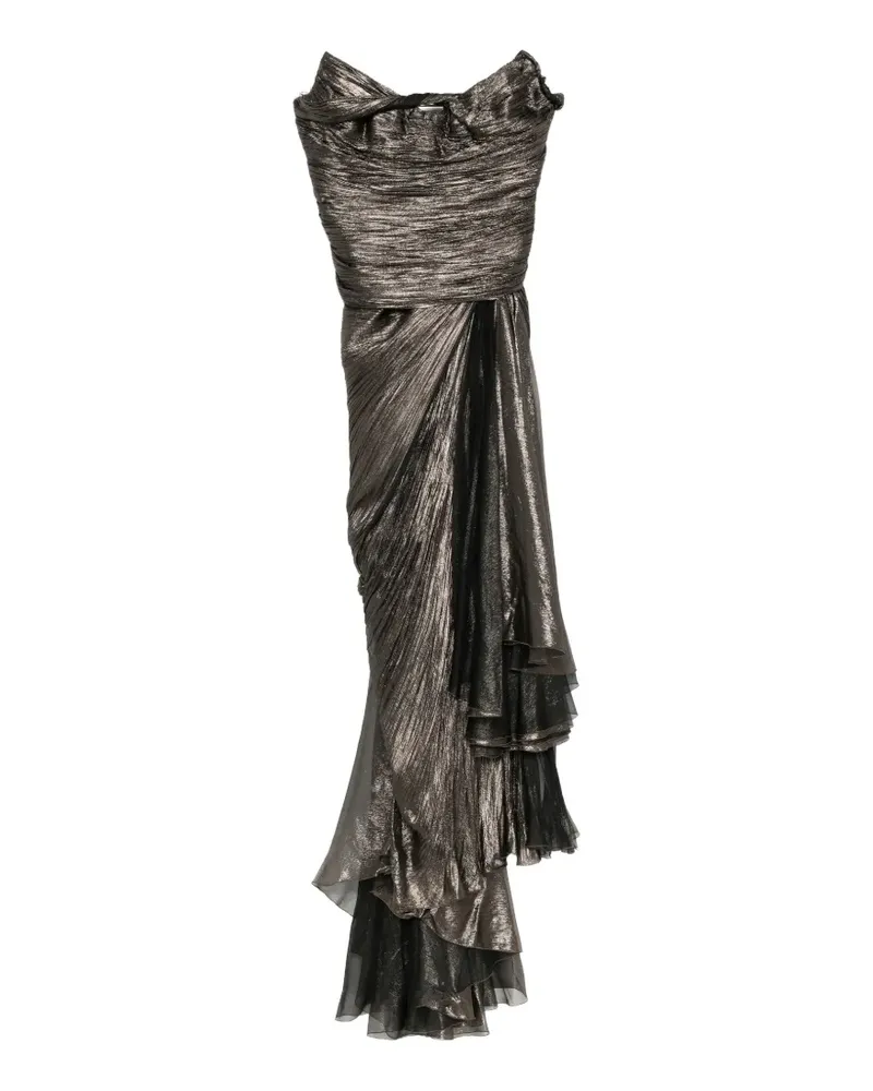 Maria Lucia Hohan Heidi pleated maxi dress - Braun Braun
