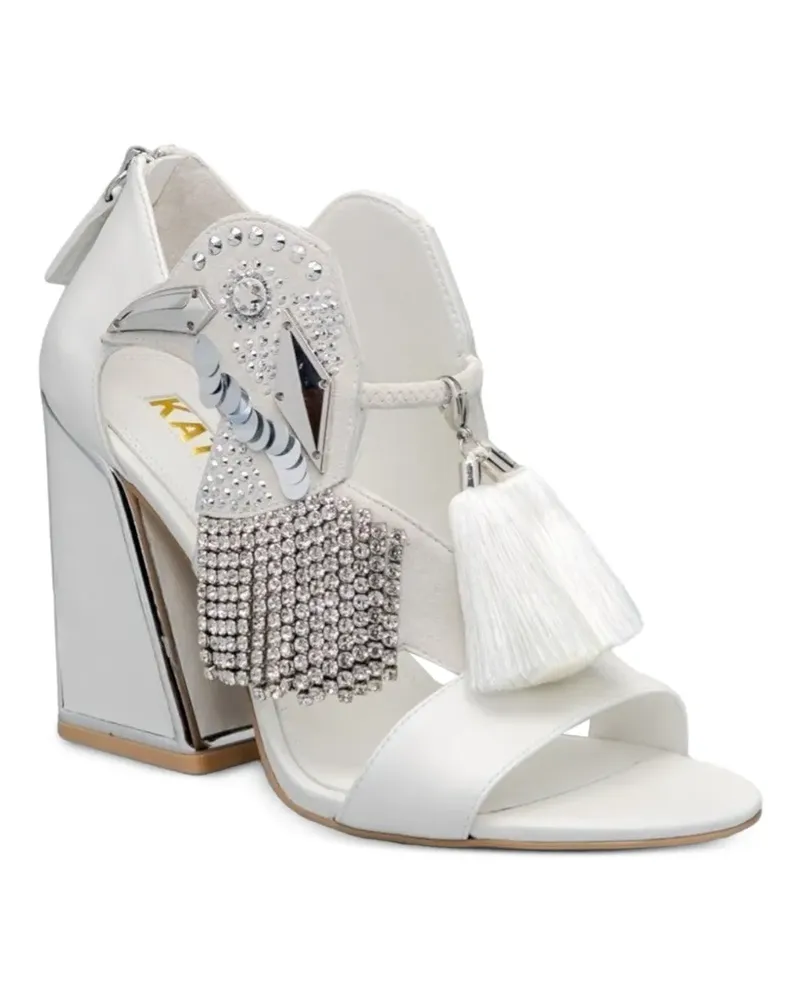 Kat Maconie Sandalen mit Quasten - Weiß Weiß