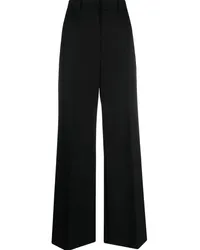 Lanvin Hose mit weitem Bein Schwarz