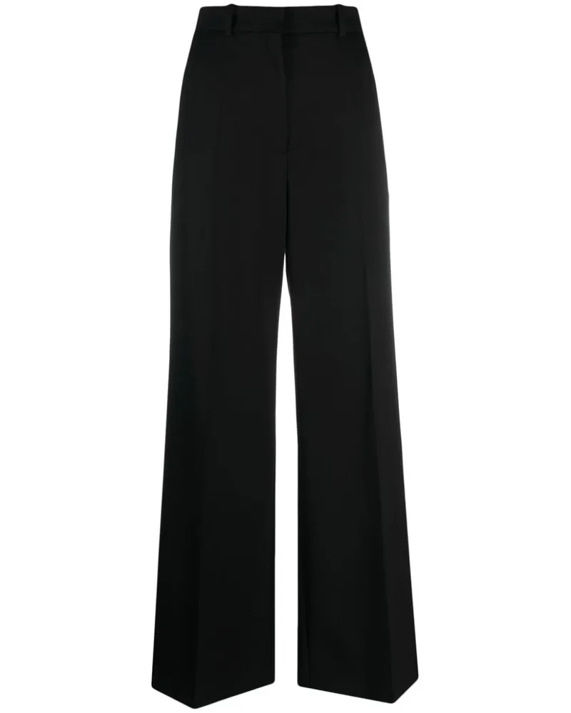 Lanvin Hose mit weitem Bein - Schwarz Schwarz