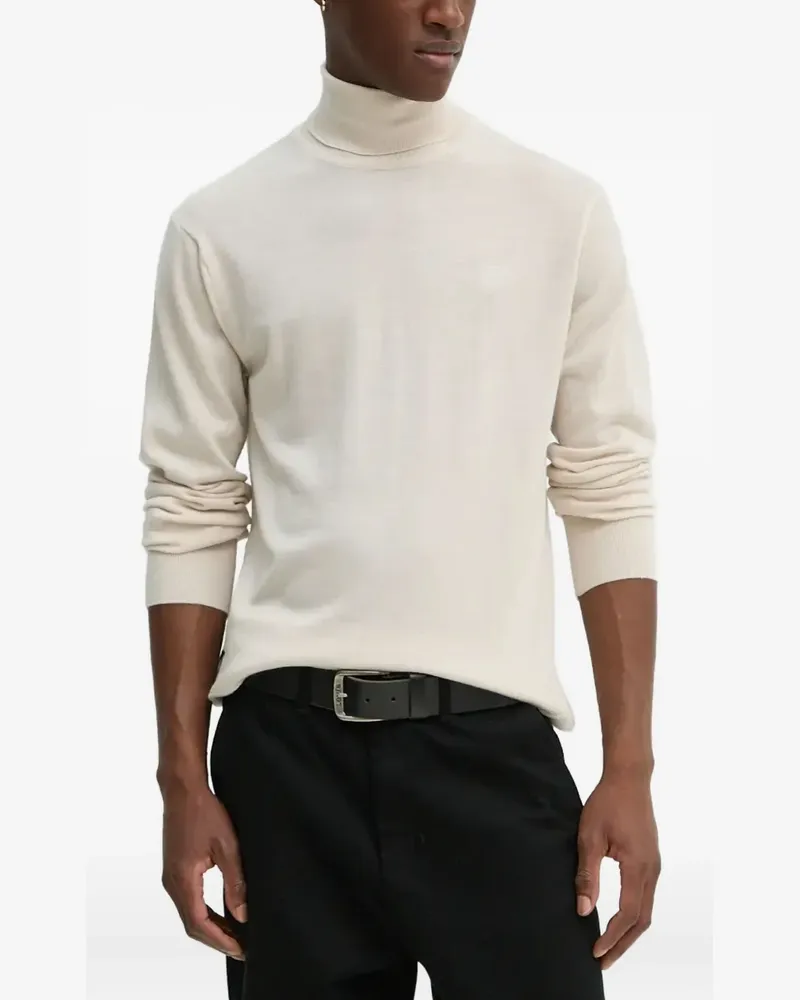 G-STAR RAW Pullover mit Rollkragen - Weiß Weiß