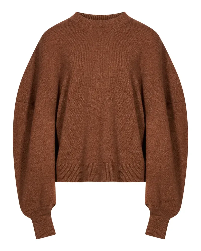 Uma Wang dropped-shoulder balloon-sleeve sweater - Braun Braun