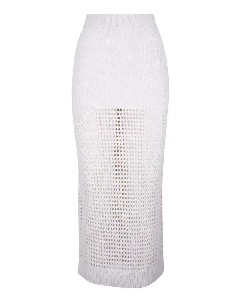 TWP open-knit skirt - Weiß Weiß