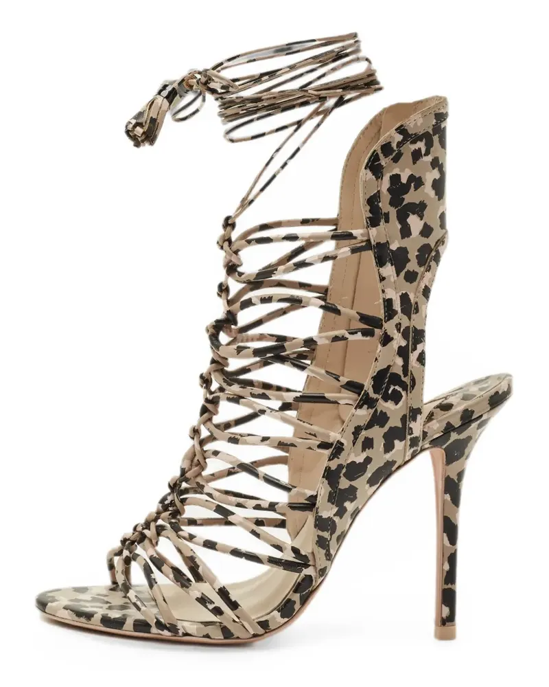 Sophia Webster Lacey Sketch strappy sandals - Nude Nude