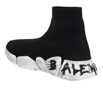 Speed 2.0 graffiti sneakers - Schwarz