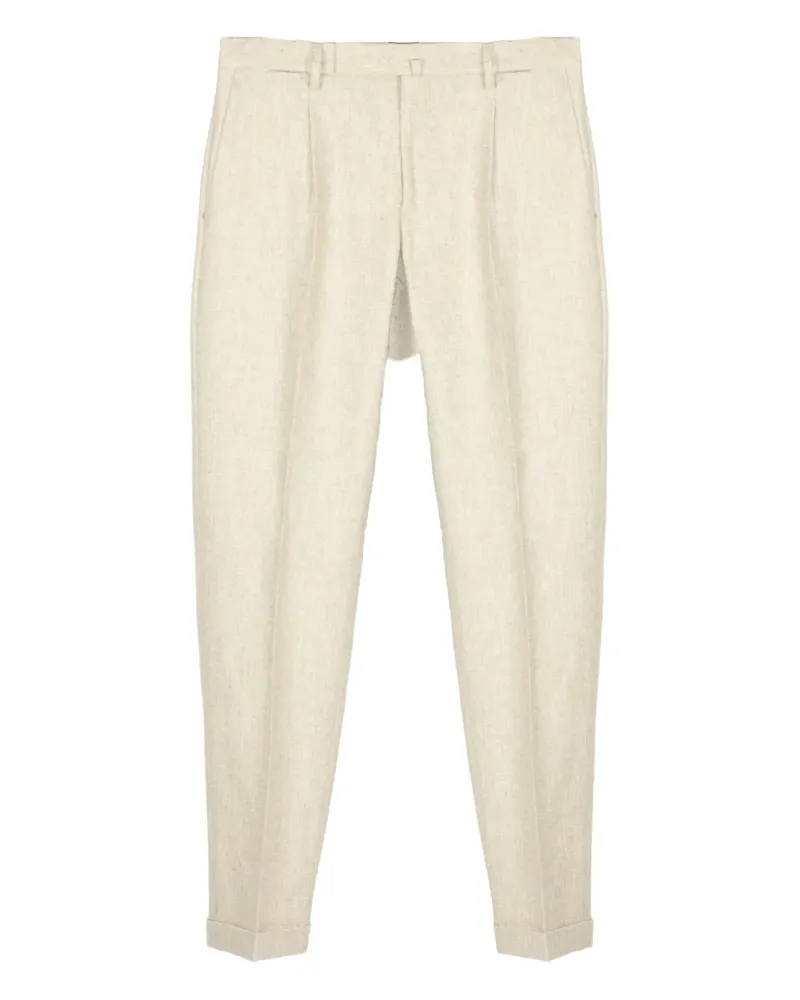 Briglia 1949 pleats tailored trousers - Nude Nude