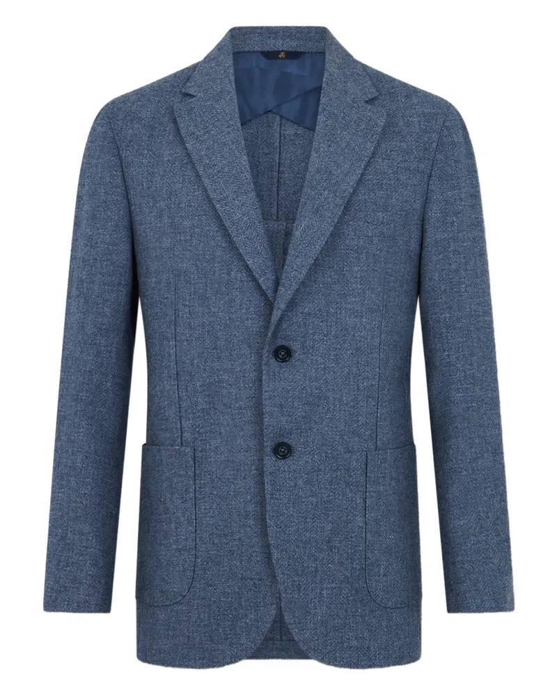 Brooks Brothers Sakko mit Fischgrätenmuster - Blau Blau