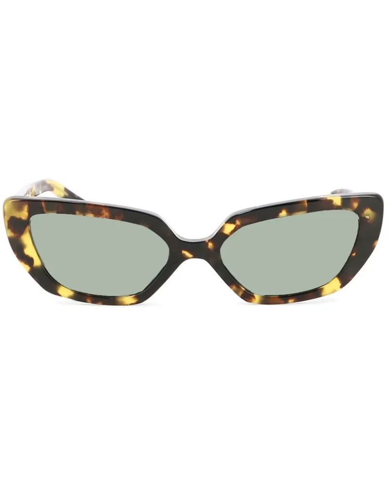 Undercover Cat-Eye-Sonnenbrille mit gefärbten Gläsern - Braun Braun