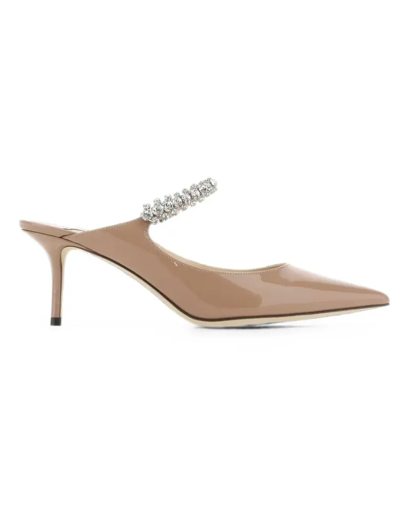 Jimmy Choo Bing 65 mules - Nude Nude
