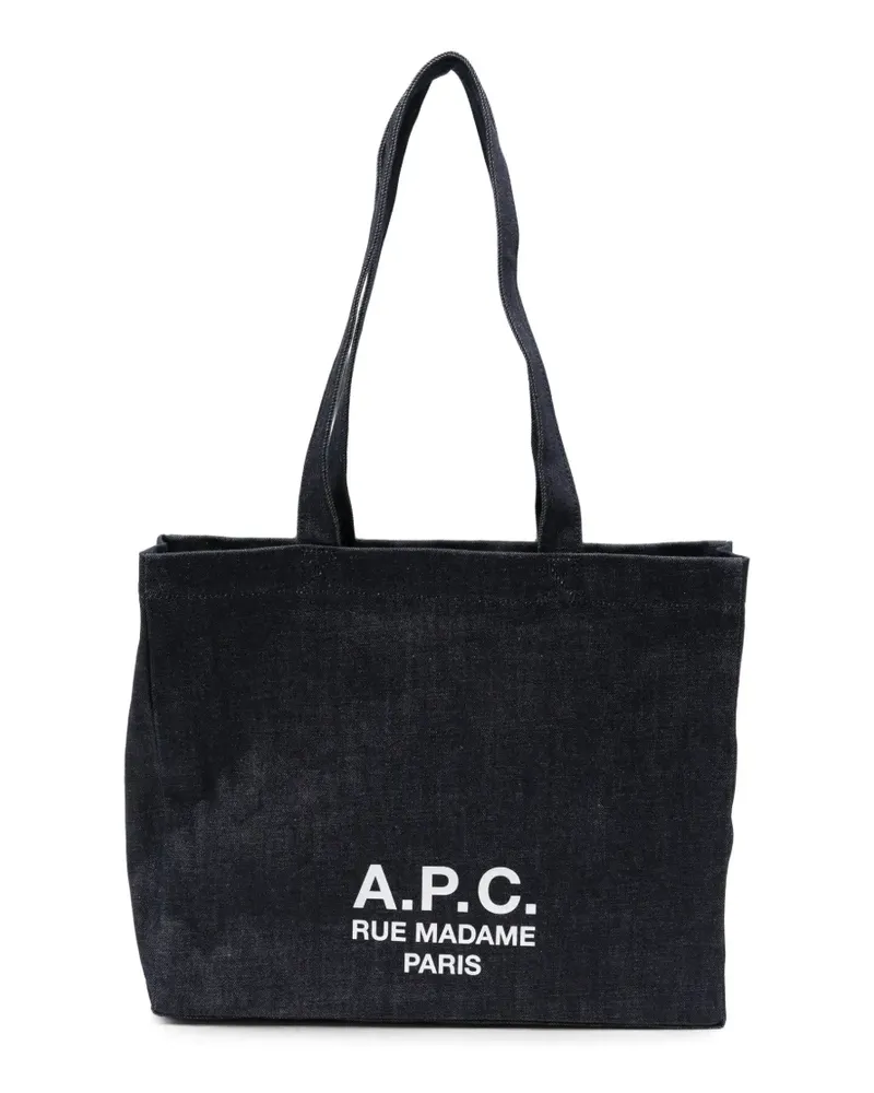 A.P.C. Shopper im Jeans-Look - Blau Blau