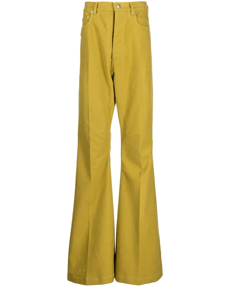 Rick Owens Hose mit weitem Bein - Gelb Gelb