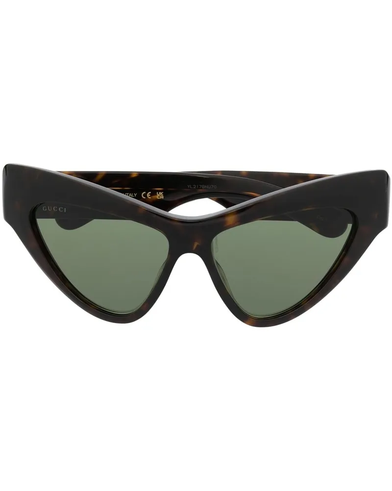 Gucci Super Cat-Eye-Sonnenbrille - Braun Braun