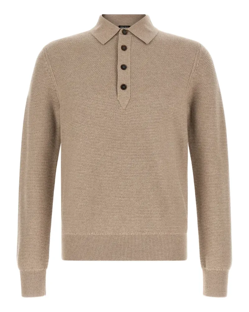 Ermenegildo Zegna Oasi polo shirt - Nude Nude
