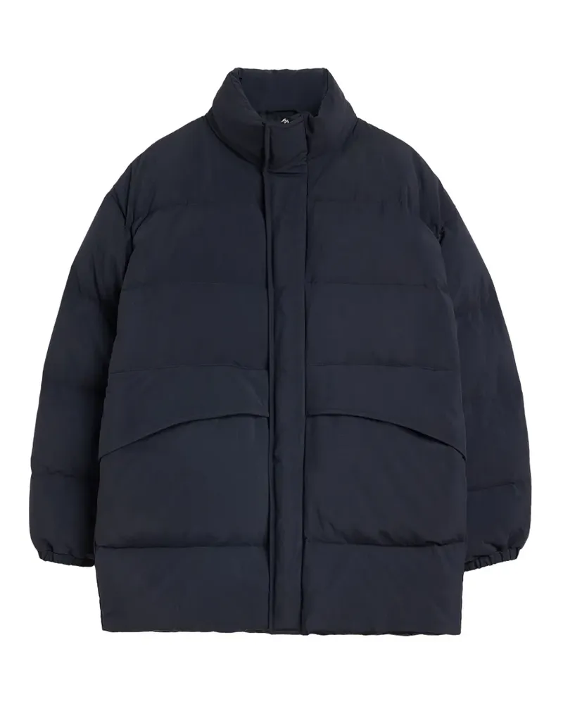 Jil Sander Gesteppter Daunenmantel - Blau Blau