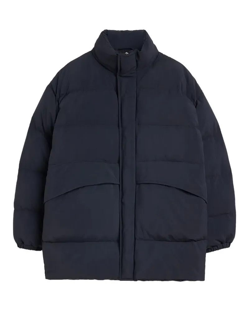 Jil Sander Gesteppter Daunenmantel - Blau Blau