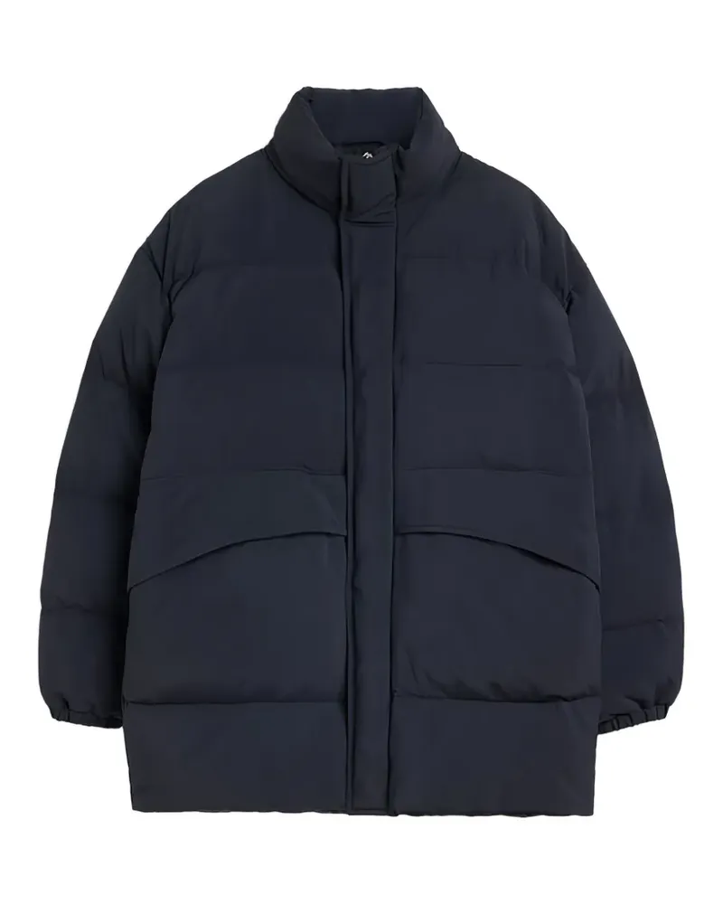 Jil Sander Gesteppter Daunenmantel - Blau Blau