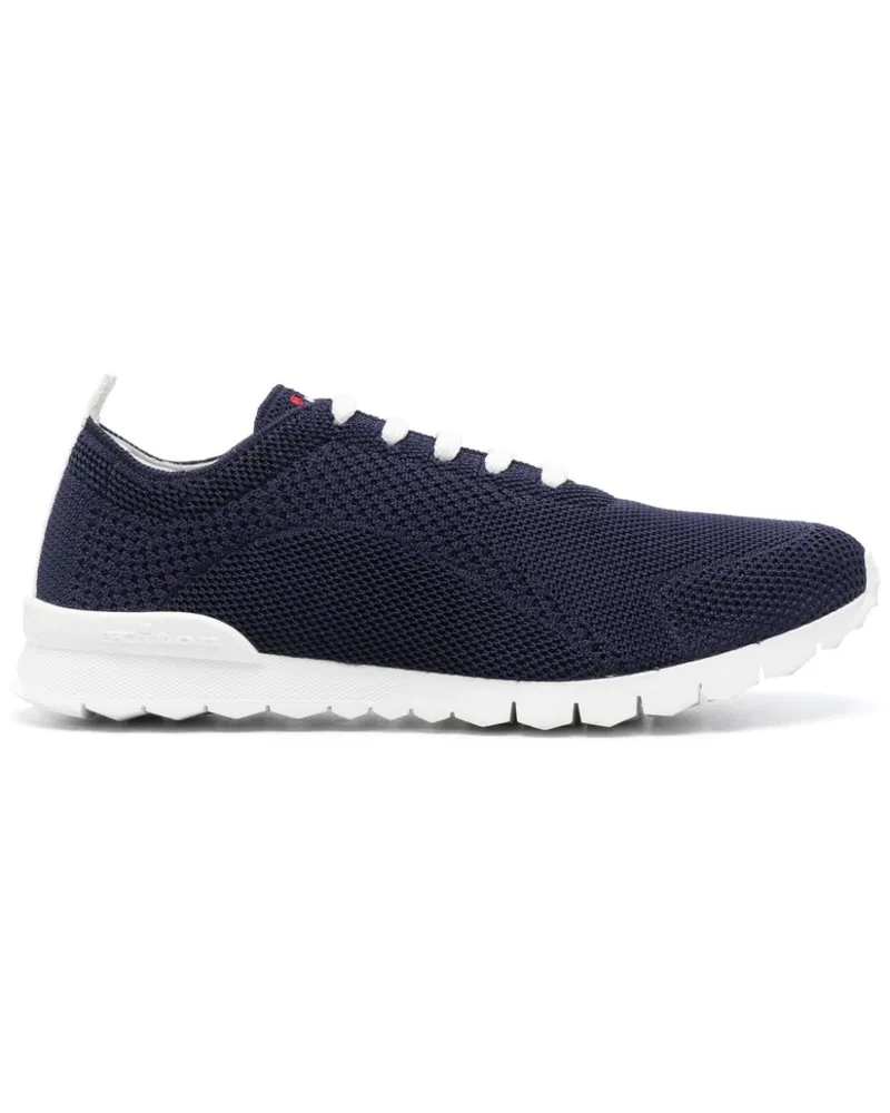 Kiton Sneakers mit Logo-Stickerei - Blau Blau