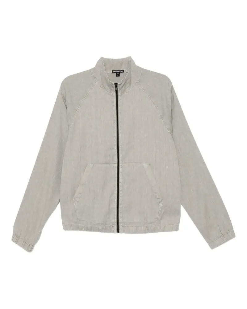 James Perse Jacke mit Raglanärmeln - Grau Grau