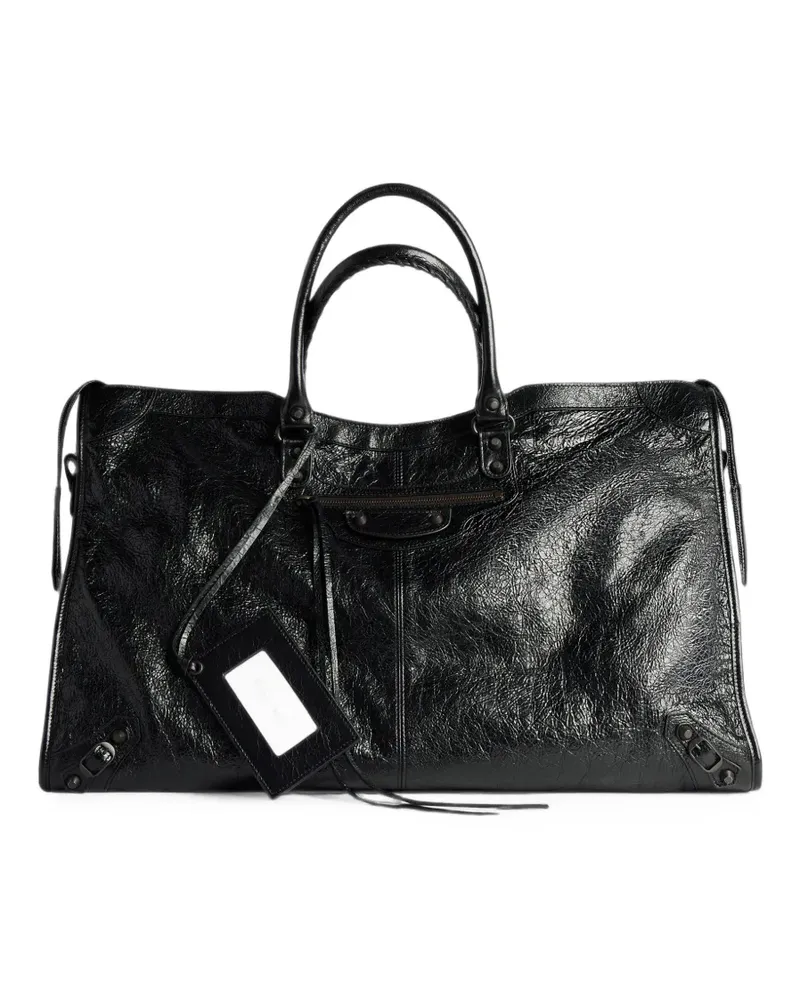 Balenciaga Le City Zwei-Wege-Tote Bag - Schwarz Schwarz