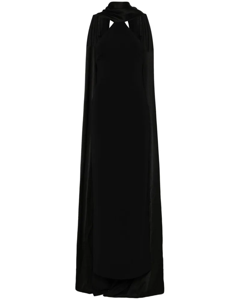 Solace London Ophelia Abendkleid - Schwarz Schwarz