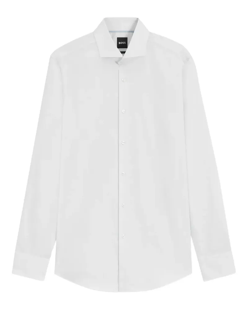HUGO BOSS Langärmeliges Hemd - Weiß Weiß