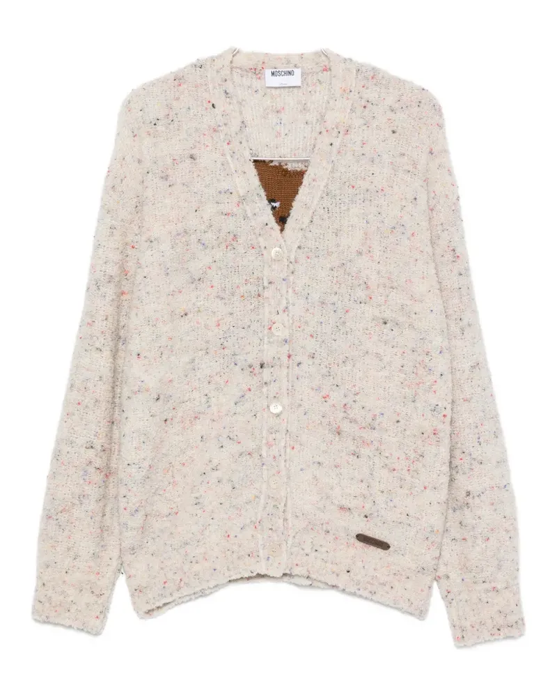 Moschino Teddy Bear buttoned cardigan - Nude Nude