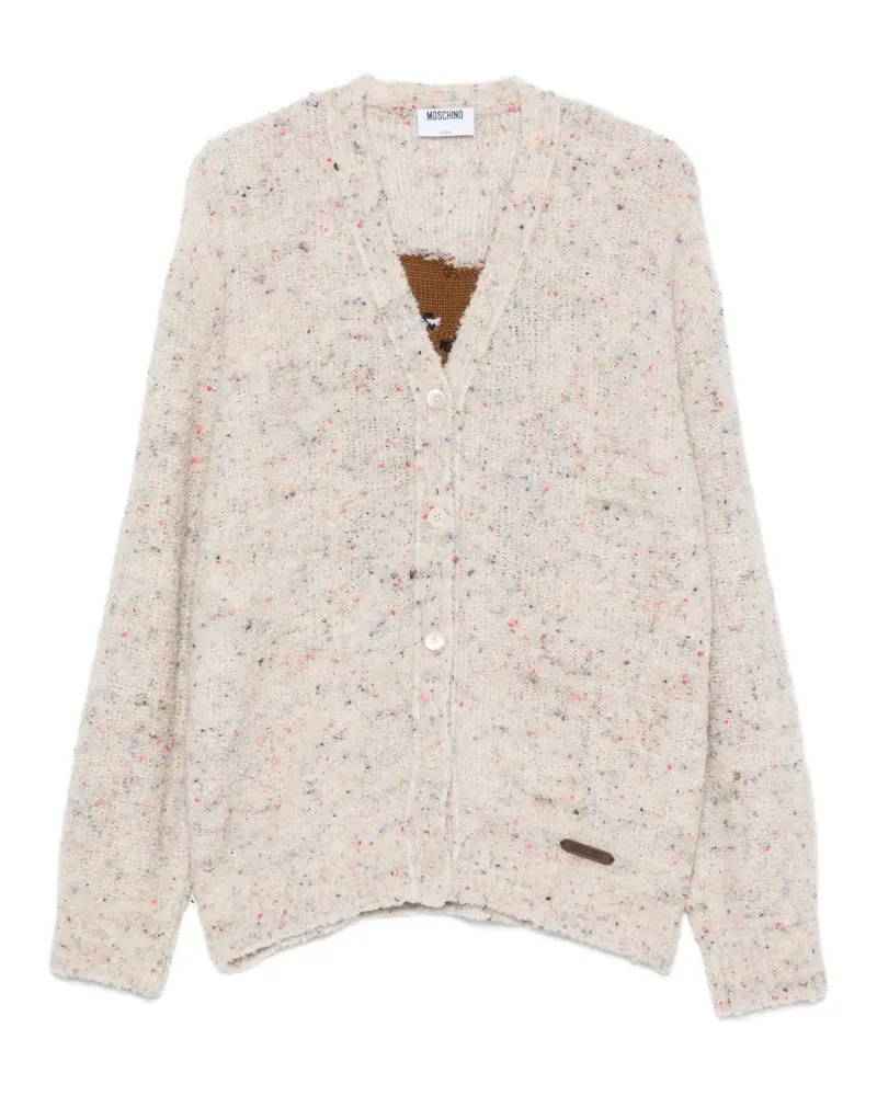 Moschino Teddy Bear buttoned cardigan - Nude Nude
