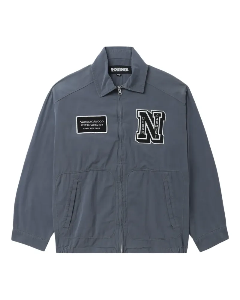 Neighborhood Kapuzenjacke mit aufgesetzten Taschen - Grau Grau