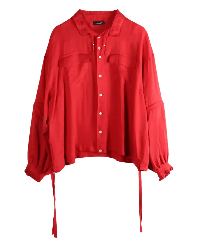 Undercover Hemd aus Leinen - Rot Rot