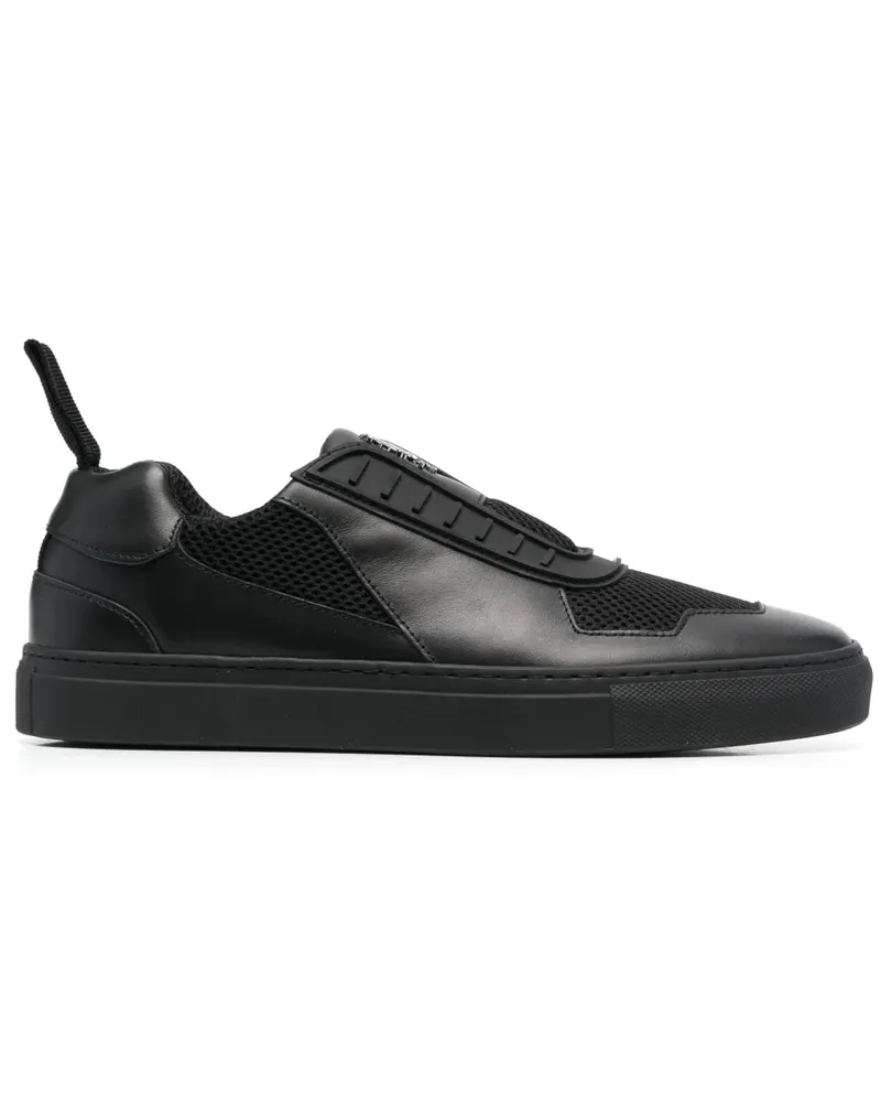 Ferrari Klassische Slip-On-Sneakers - Schwarz Schwarz