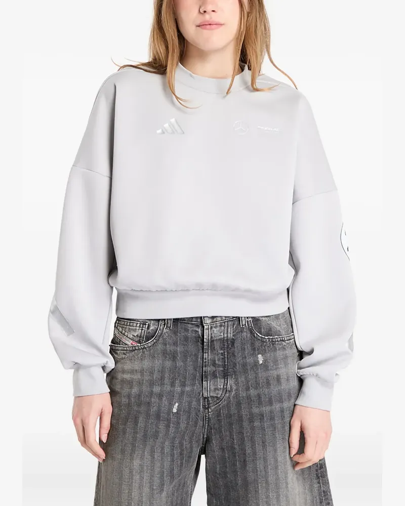 adidas x Mercedes AMG logo sweatshirt - Grau Grau
