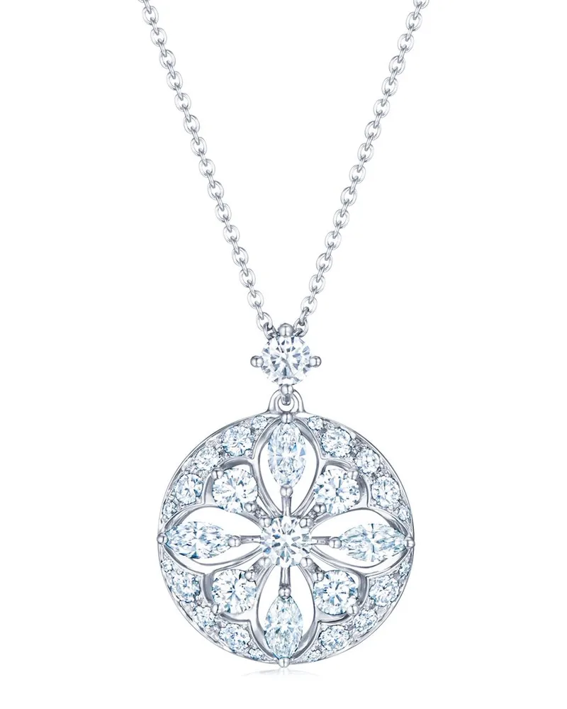 KWIAT 18kt Weißgoldhalskette mit Diamanten - Silber Silber
