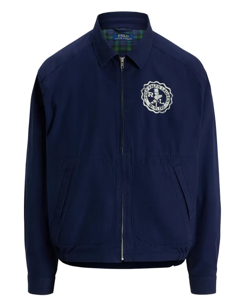 Ralph Lauren Hemdjacke mit Logo-Stickerei - Blau Blau