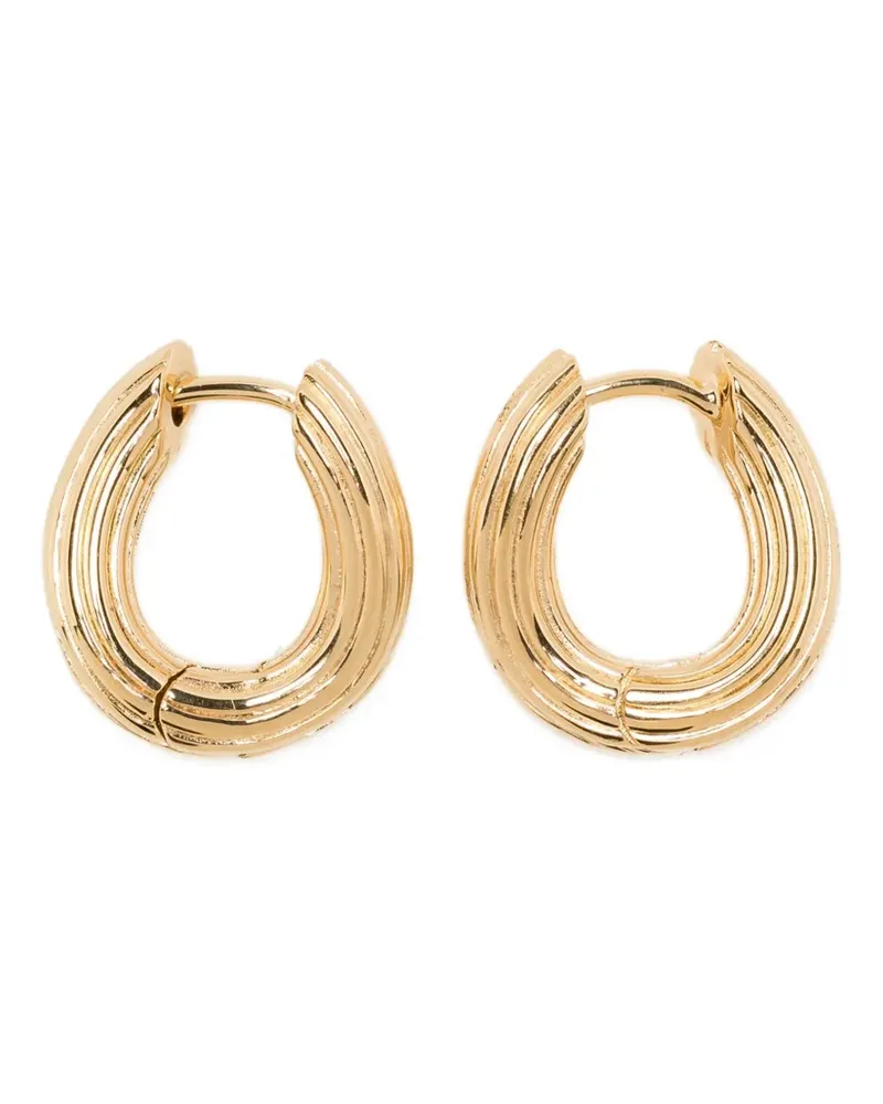 OTIUMBERG Twisted Ridge Creolen - Gold Gold