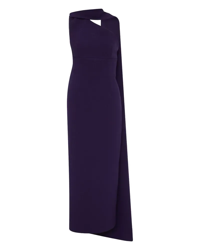 Rachel Gilbert Asymmetrisches Abendkleid - Blau Blau