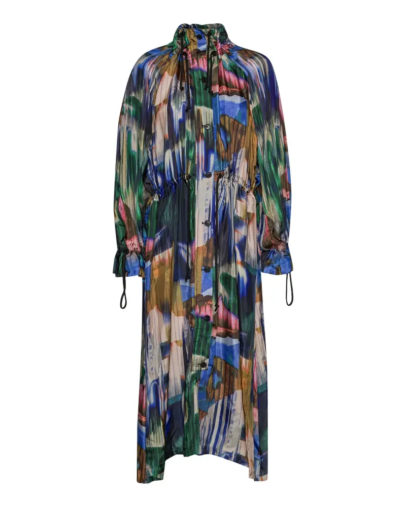 Henrik Vibskov Exhale Parka - Blau Blau