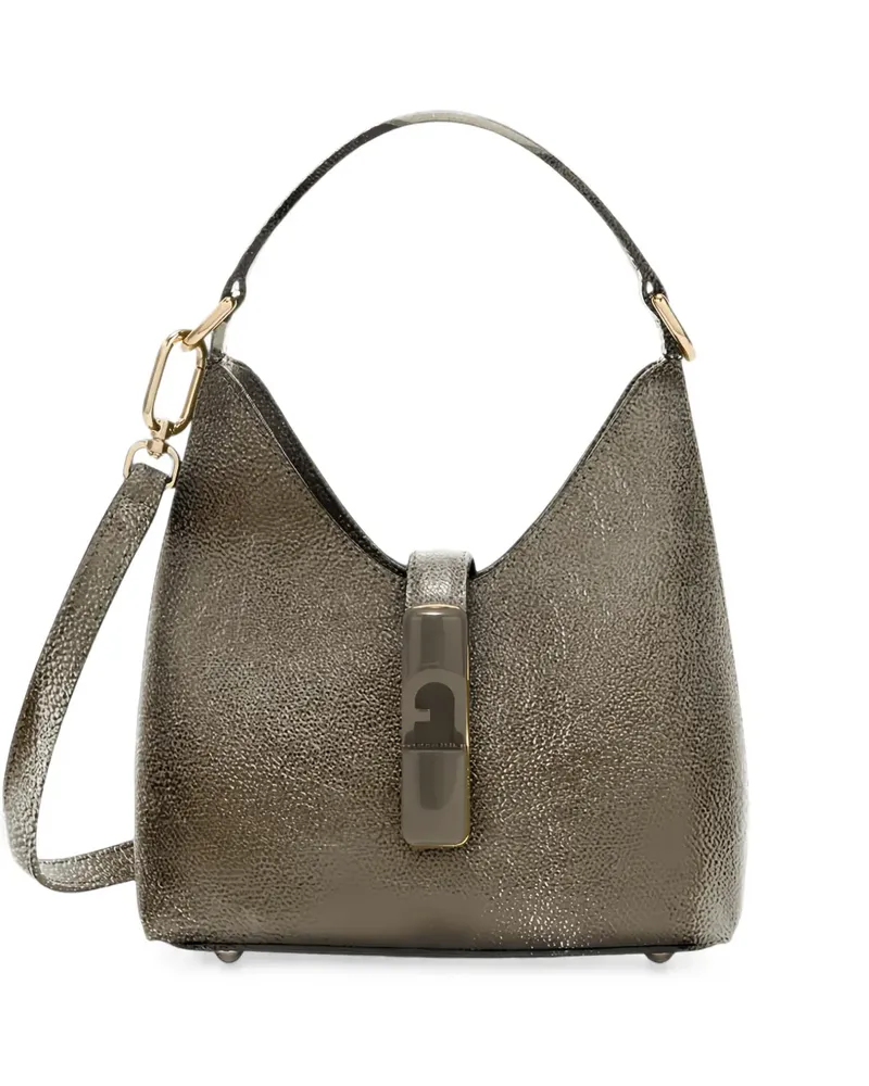 Furla Mini Iride Schultertasche - Grau Grau