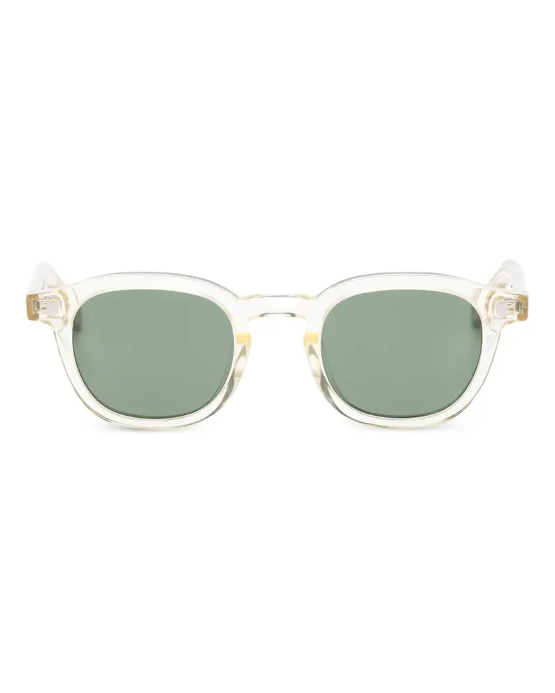 Kitsuné x A. Society Camille square-frame sunglasses - Gelb Gelb