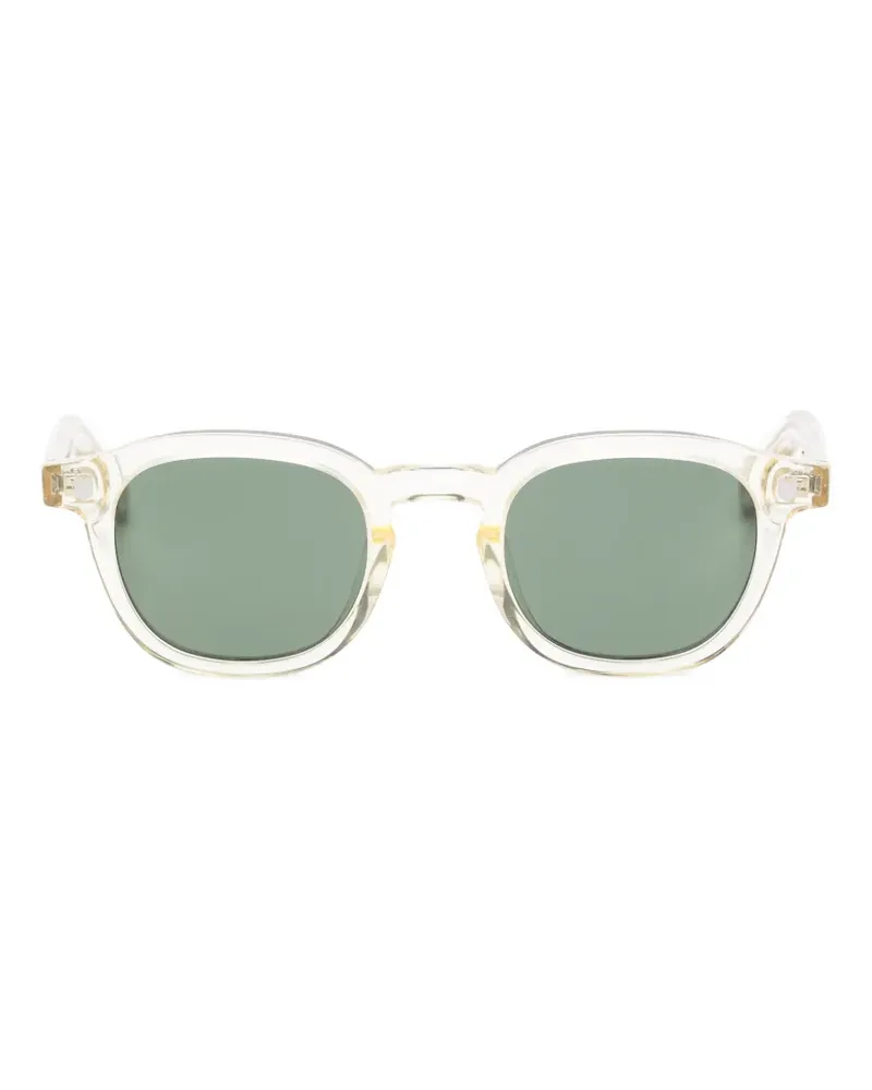 Kitsuné x A. Society Camille square-frame sunglasses - Gelb Gelb