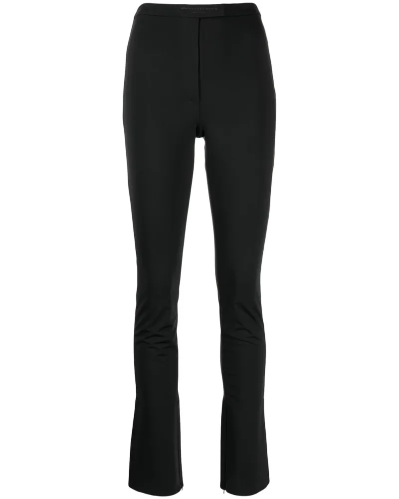 Alexander Wang Leggings mit Logo Schwarz