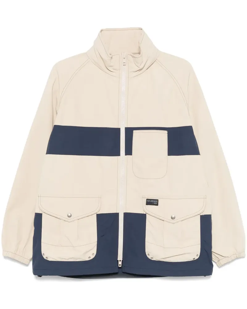 Fay Jacke in Colour-Block-Optik - Nude Nude
