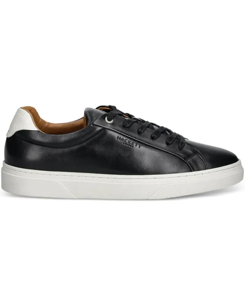Hackett Sneakers aus Leder - Schwarz Schwarz