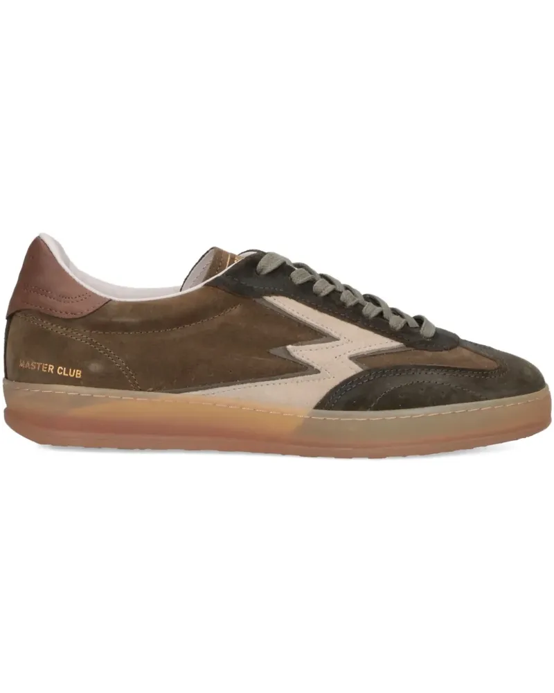 Master Of Arts Wildleder-Sneakers mit Blitzmotiv - Braun Braun