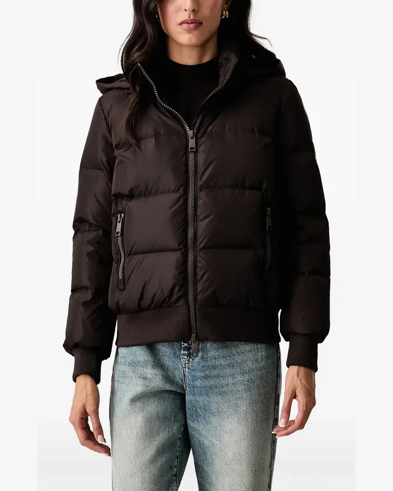 Armani Exchange hooded padded jacket - Braun Braun