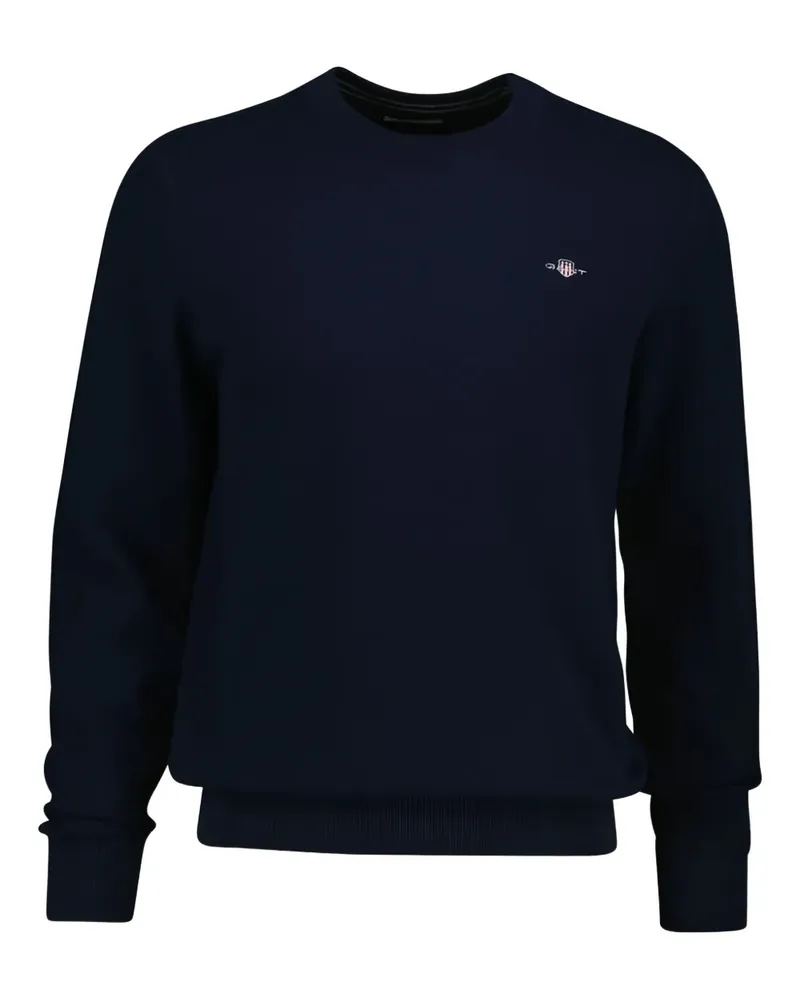 Gant Pullover mit Rundhalsausschnitt - Blau Blau