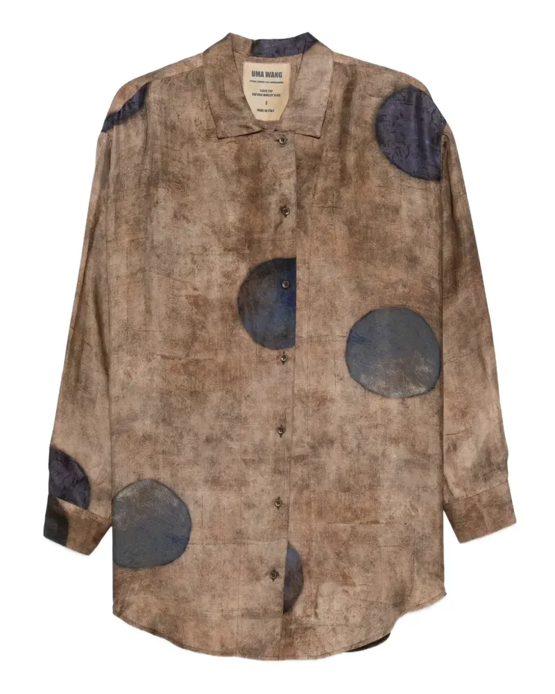 Uma Wang Teays print shirt - Braun Braun