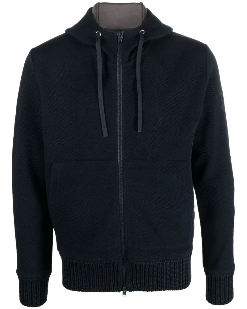 Herno Gefütterte Jacke mit Reißverschluss - Blau Blau