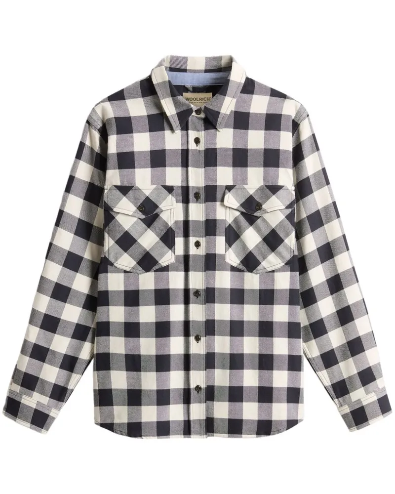 Woolrich Klassisches Flanellhemd - Blau Blau