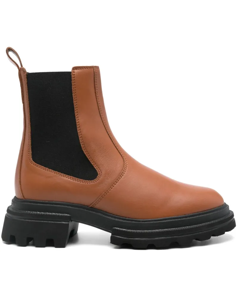 Hogan Klassische Chelsea-Boots - Braun Braun